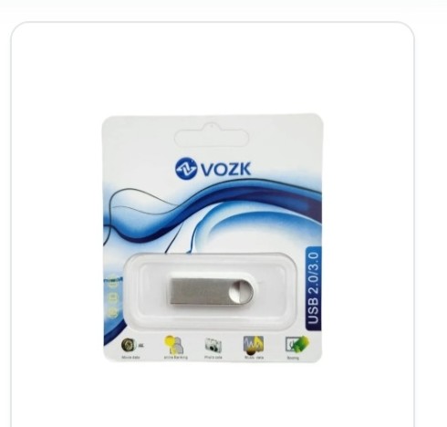 Pen Drive VOZK 8GB Metálico USB 2.0/3.0