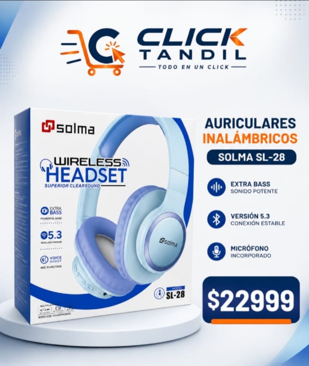 Solma SL-28 Wireless Headset
