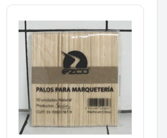 Palos para Marquetería Natural EZCO x50