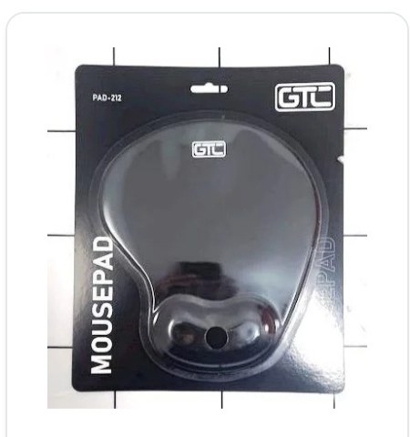 Pad Mouse GTC c/Gel Negro PAD-212N