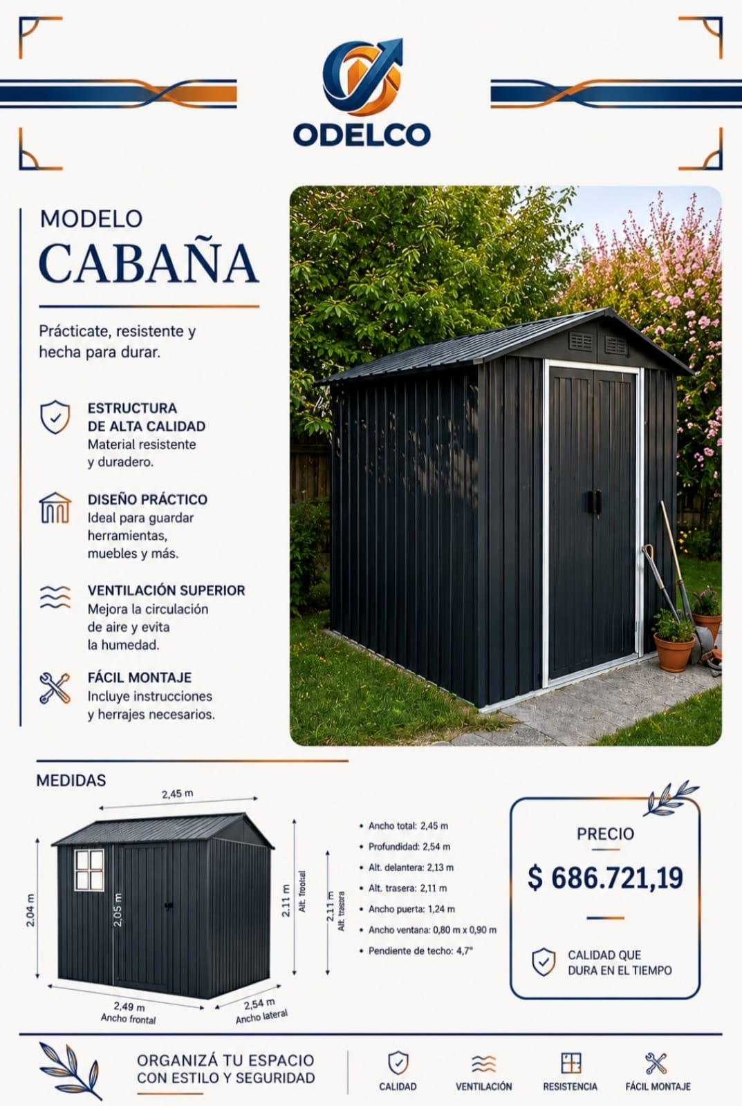 Cabaña — Caseta resistente