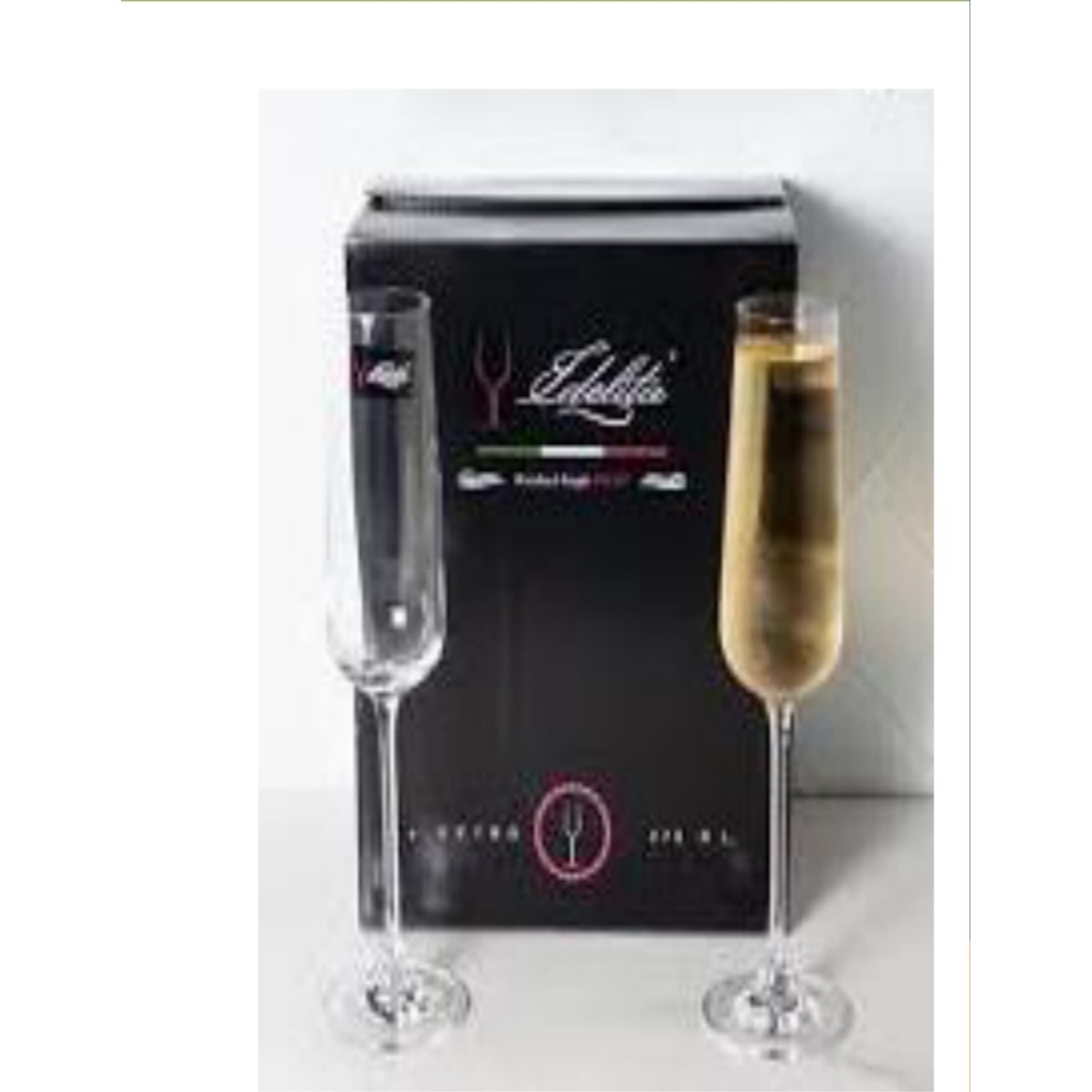 Set x6 Copa Flauta Champagne 270ml Idelita