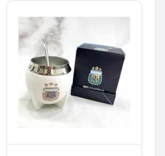 Mate Acero AFA en Caja Decorado