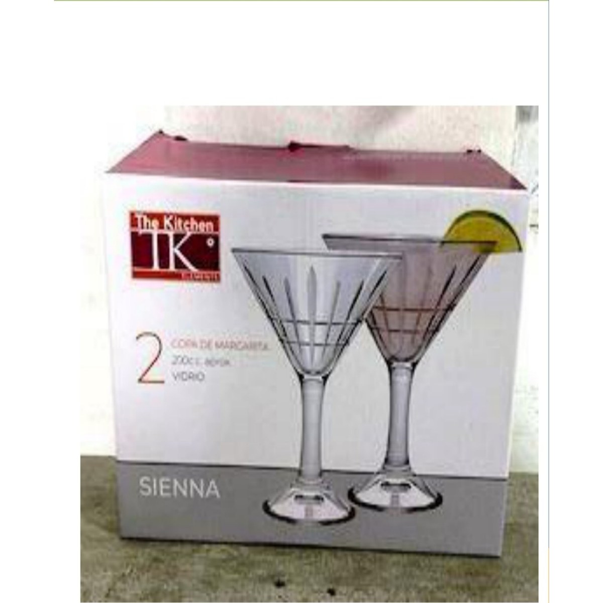 Set x2 Copas Margarita Sienna 220cc