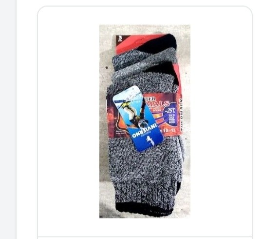 Set Medias Térmicas Grises y Negras x3