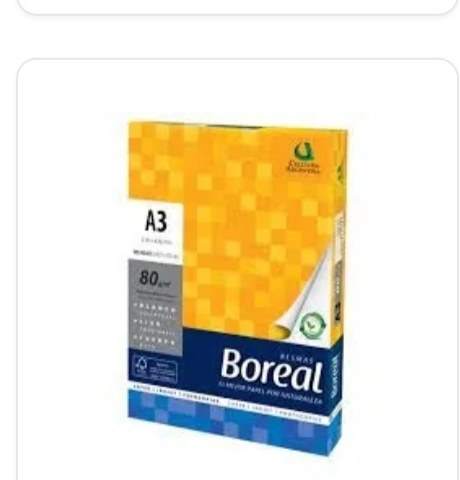 Resma Boreal 80gr A3 29.7x42 500hj