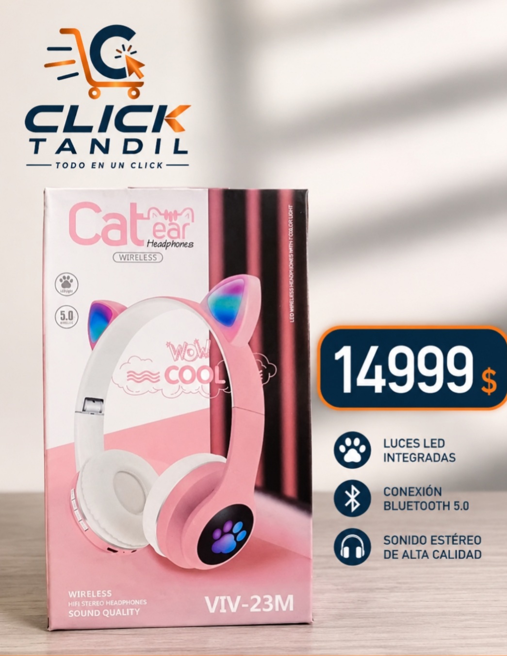 Cat Ear VIV-23M con Luces LED