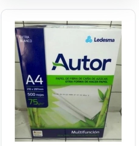 Resma Autor 75gr A4 21x29.7 500hj