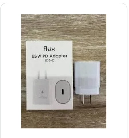 Cargador Tipo C a Tipo C 65W PD Flux