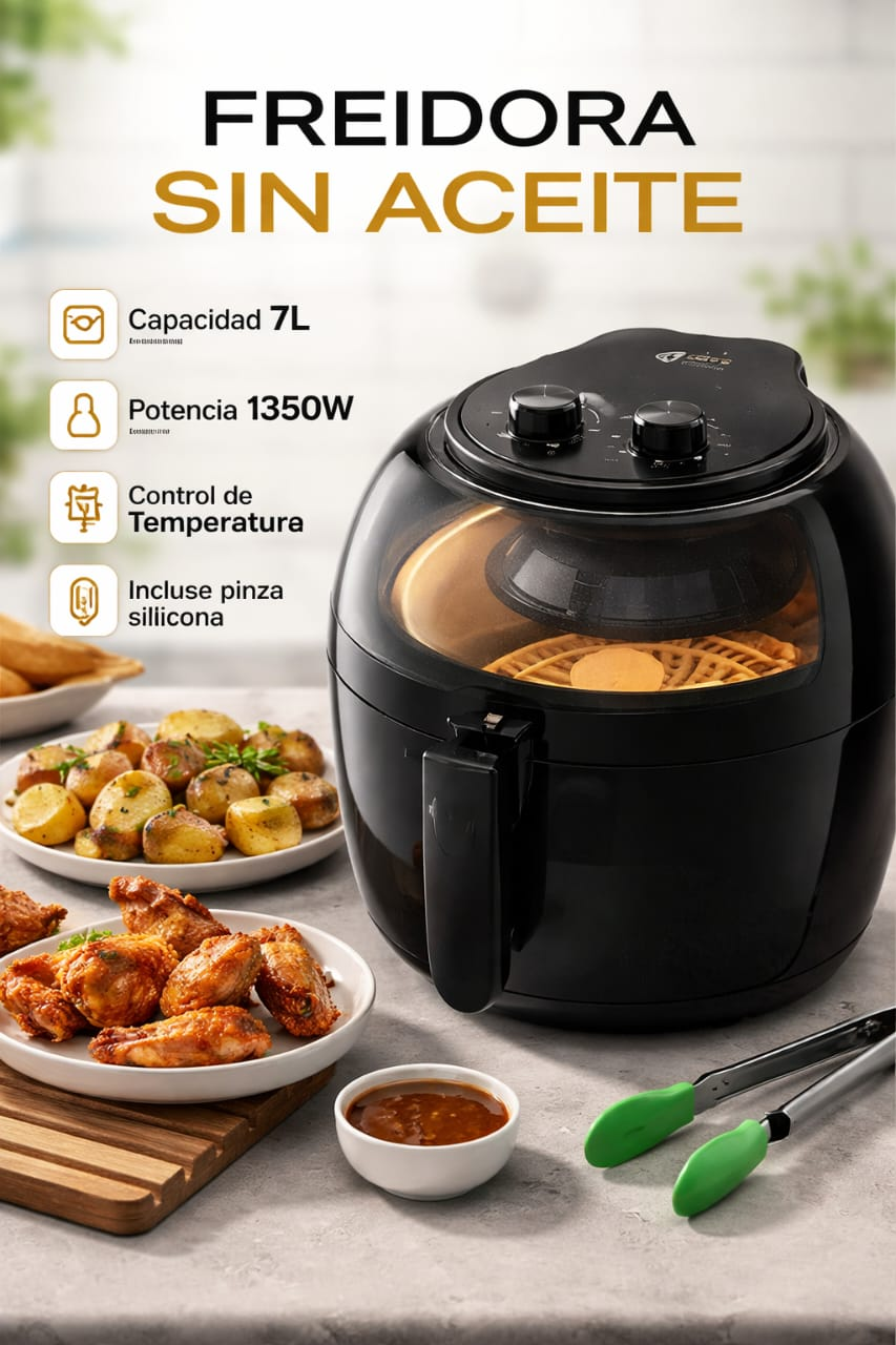 Freidora sin Aceite 7L · 1350W