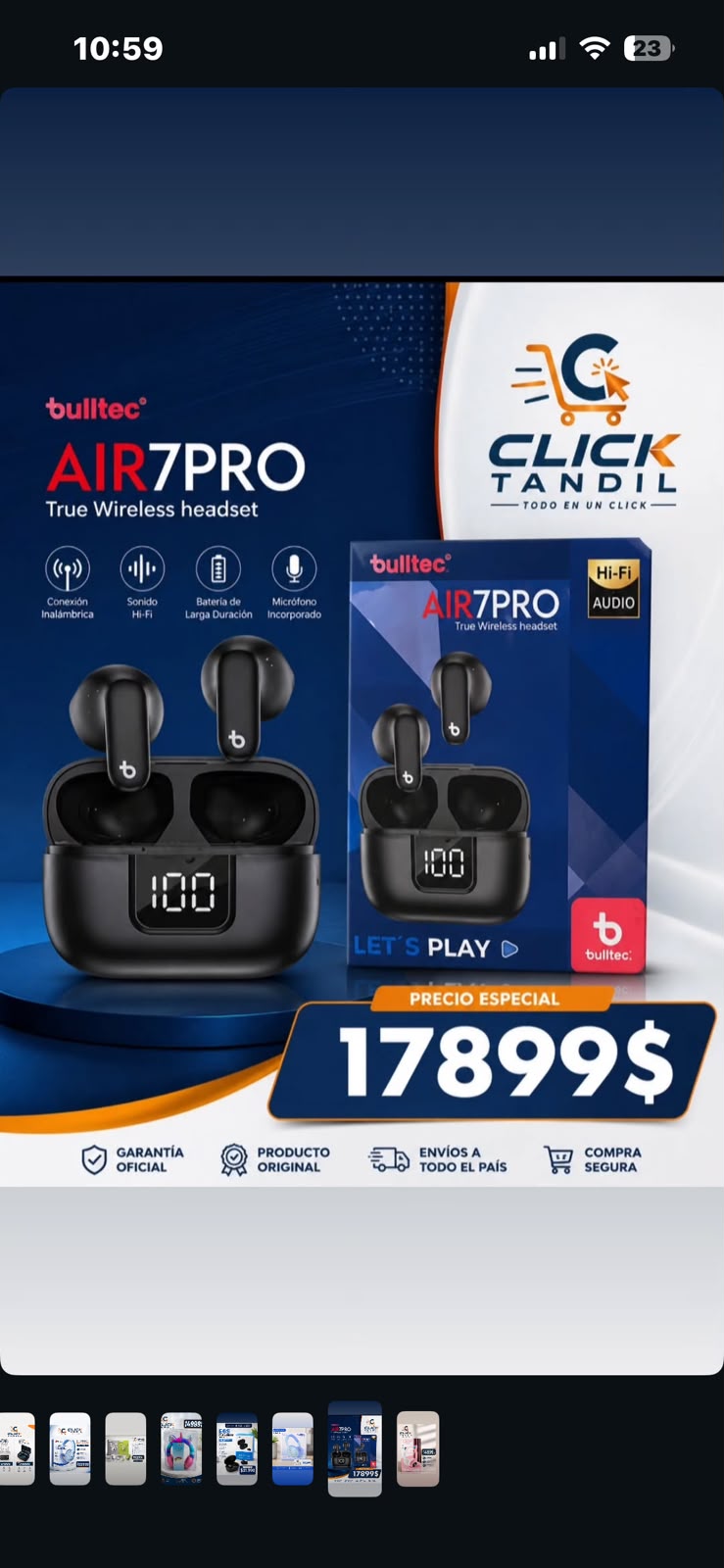 Bulltec AIR7PRO True Wireless