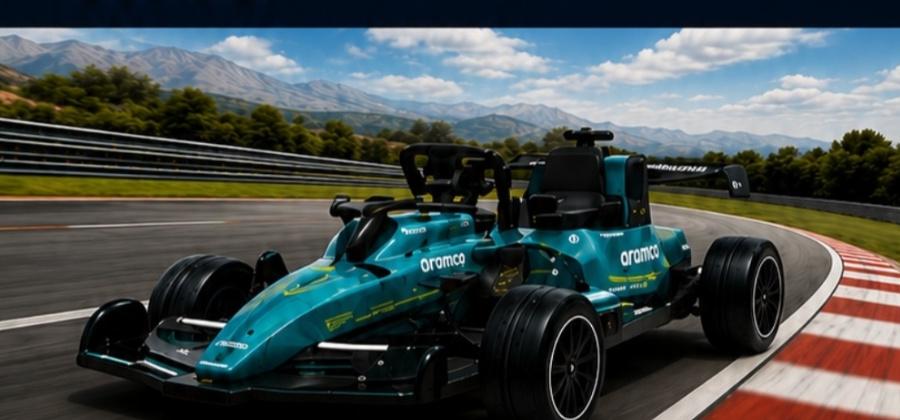 Auto a Batería y Control 12V · Fórmula Uno Aston Martin Aramco