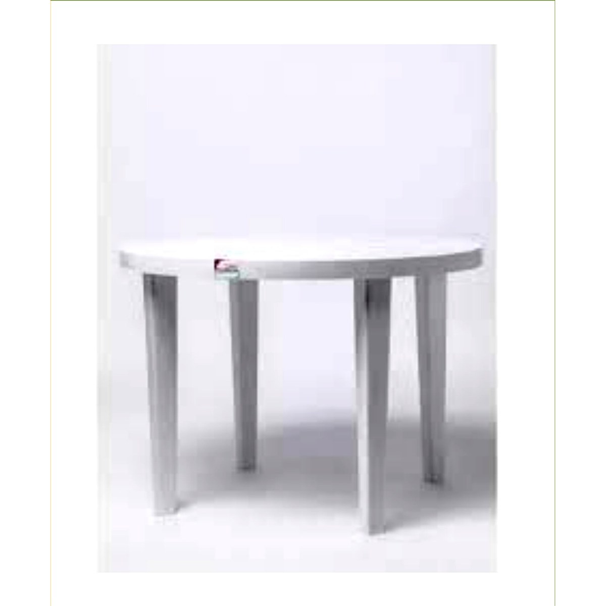 Mesa Redonda Blanca 85cm Florida